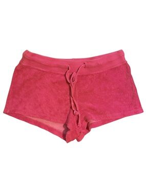 Lucy Red Terry Drawstring Shorts Girls Medium Soft Cozy Athleisure vibes EUC